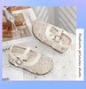 Korean-Style Toddler Summer Sandals: Girls' Breathable Mesh Roman Shoes