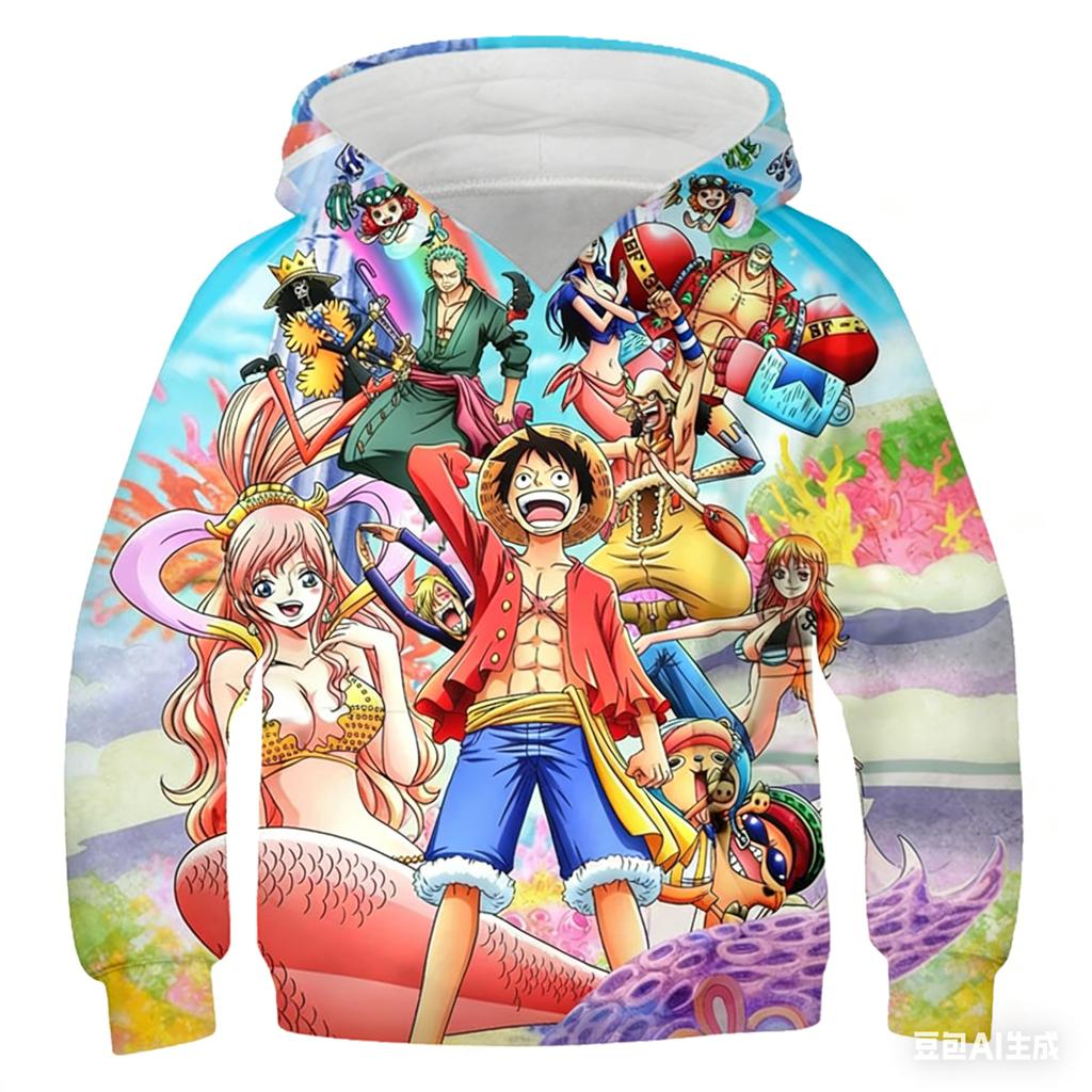 One Piece Hoodies Men Women Hoodie Kids Sweatshirt Kids Clothing Men Fashion Classic Anime Harajuku Sweatshirts Hoody Casual Top