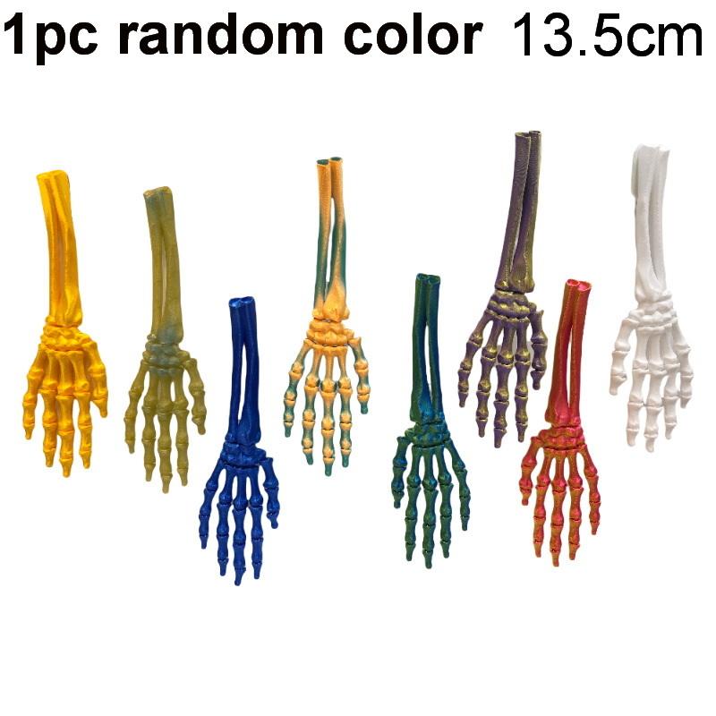 

1 шт. 13,5/19 см Забавная 3D Подвижная Модель Сустава Руки Скелета Гибкая Шарнирная Ладонь Фигурка Настольная Игрушка для Снятия Стресса 13.5cm