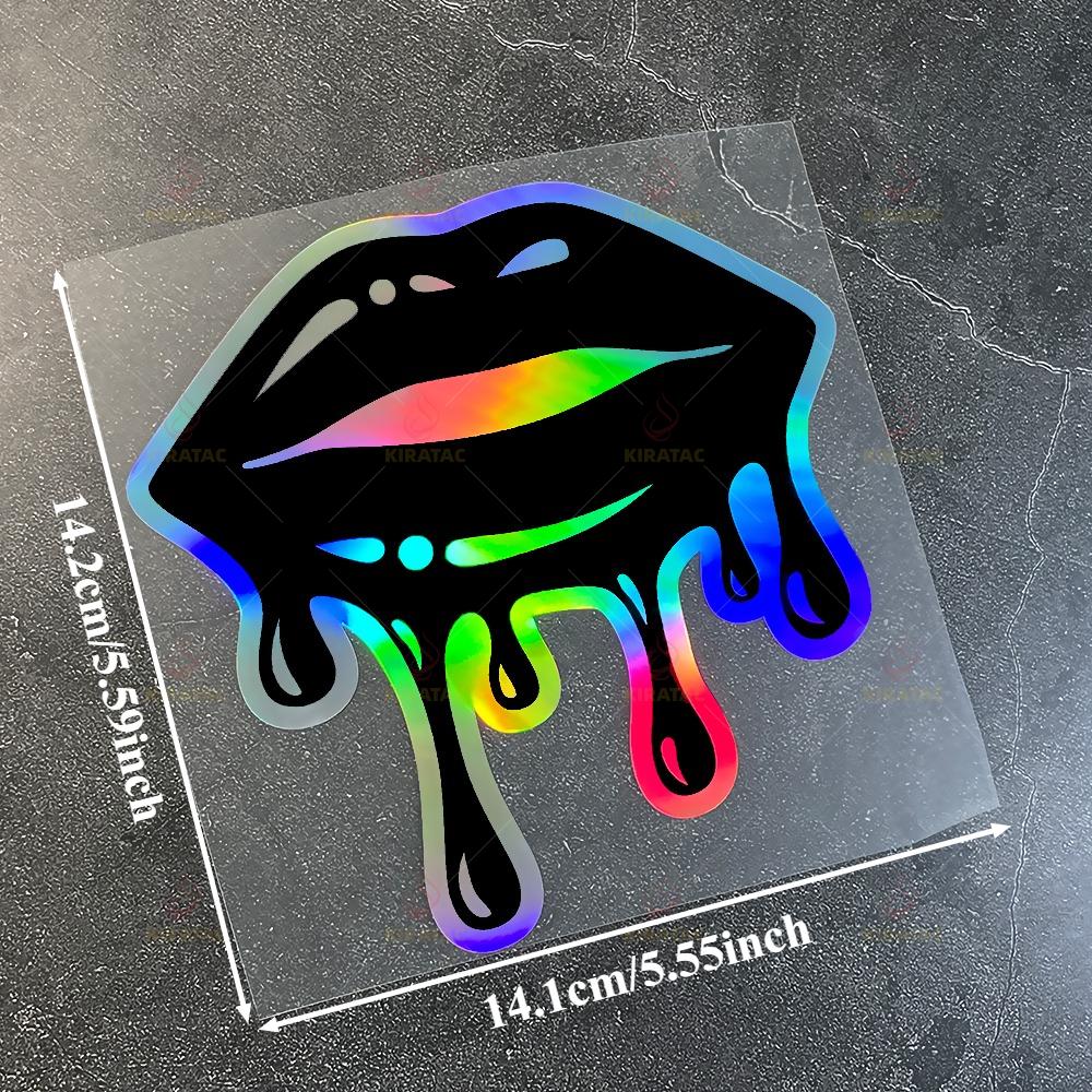 1PC Lips Multiple Colors Motocycle Stickers Waterproof for Helmet Fuel Tank Fairing Car Window Scooter Universal Vinyl Decals