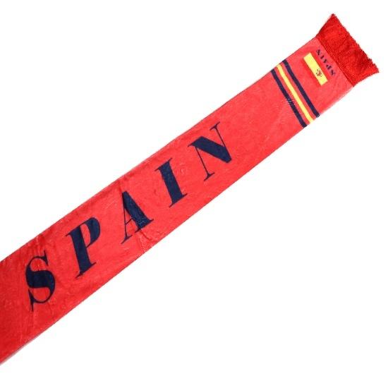 KNK 2026 Soccer Fan Scarf – Double Sided Reversible Football Supporter Scarf with Soft Velvet Feel Muffler Spain