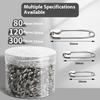10-300Pcs Curved Safety Pins 36Mm Quilting Basting Pins Bent Safety Pins For Quilting And Knitting Handmade Sewing Accessories