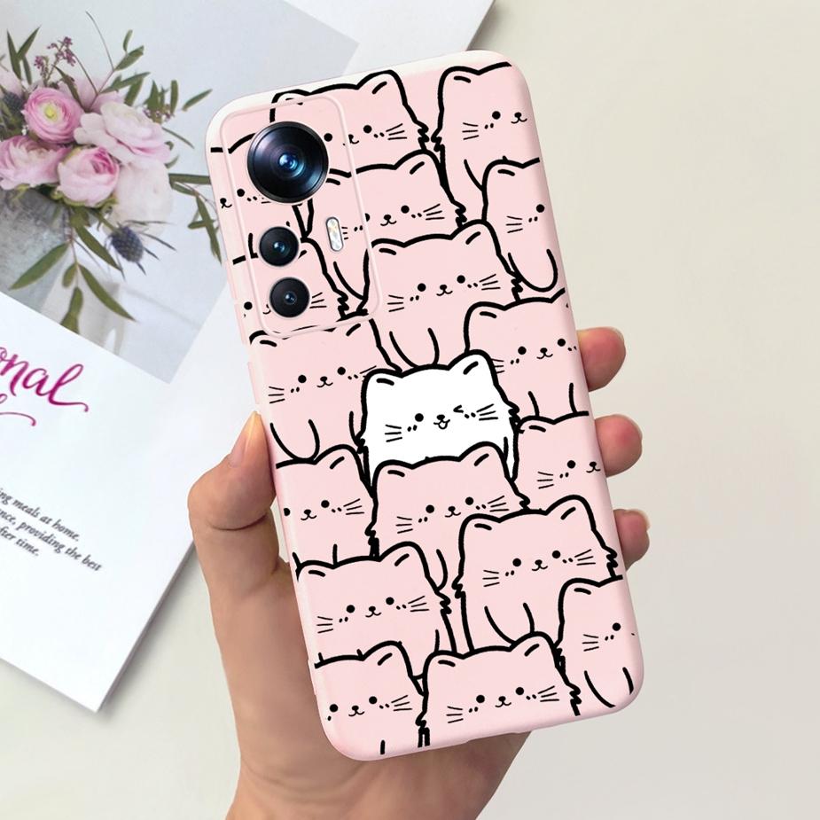 For Xiaomi 12T Pro Case Cute Astronauts Cartoon Cover Soft Silicone Phone Cases For Xiaomi Mi 12T Pro Mi12T 12TPro Fundas Bumper