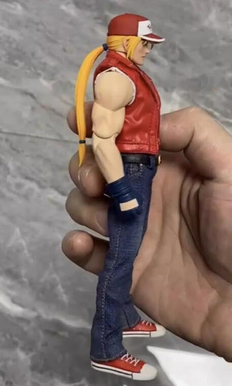 [AC] TUNSHI STUDIO 1/12 THE KING OF FIGHTERS Terry Bogard Movable Action Figure with Body, Head, Costume, and Accessories (Full Set)