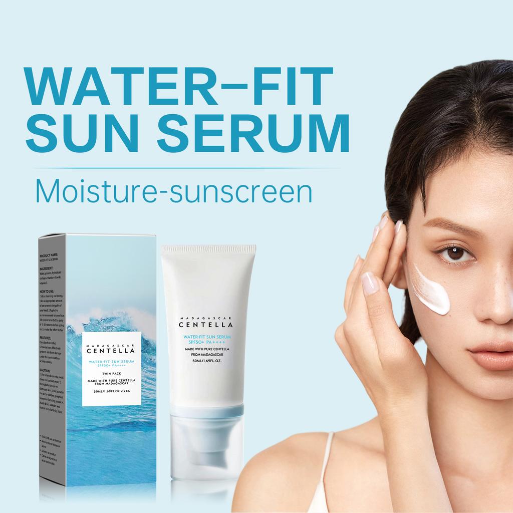 Солнцезащитный крем для лица SPF50+ Solar UV Shield Увлажняющий лосьон Защита от загрязнений Антиоксидант Осветляющий крем-блокатор от солнца