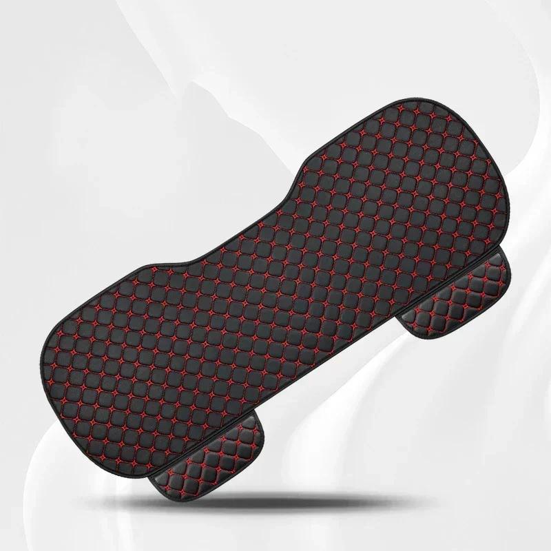 Four Seasons Leather Car Seat Cushion Pad Mat Car Seat Covers Set Front Rear Seat Protector Auto Interior Accessories Universal