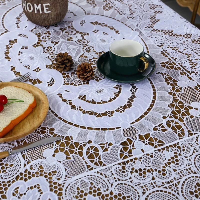 Față de masă universală din dantelă Decor pentru nuntă clasică Față de masă stil nou minimalist acasă masă de sufragerie pânză de masă de cafea