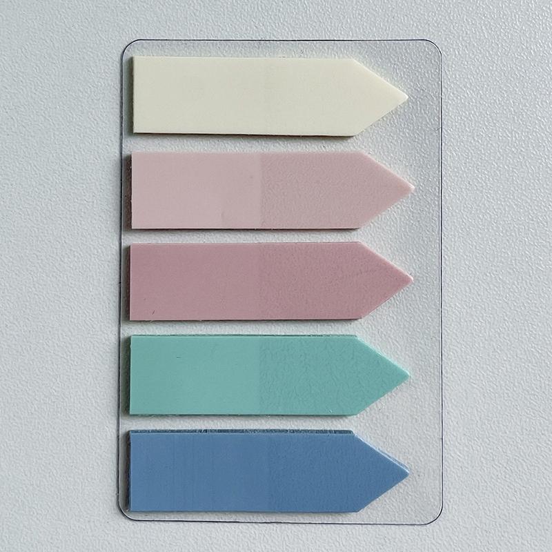 1Set Note Adezive Transparente Culoare Vintage Morandi Autocolant Paster Blocnotes PET