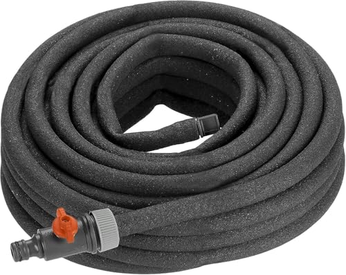 GARDENA Soak Hose, Gray, 15m Length, 01969-20, Product Warranty: Up to 5 Years