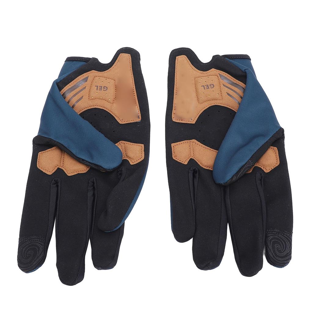 1 Pair Cycling Gloves Full Finger Touch Screen Non Slip Motorcycle Gloves for Men Women Spring