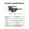 Neue Outdoor-Sport-Farbwechselspiegel-Tag- und Nacht-Doppelnutzungs-Radbrille für Herren und Damen, winddicht und UV-beständig