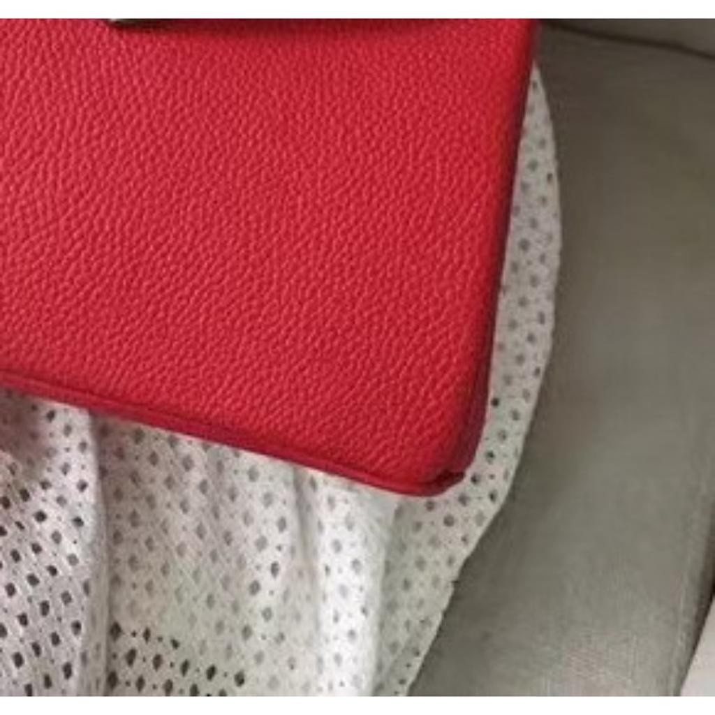 Factory Direct Wholesale Lychee Pattern First Layer Cowhide 25cm/30cm Silver Buckle Platinum Bag, Genuine Leather Women's Bag Lady