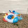 Baby Swimming Ring, Swimming Seat, Baby Swimming Aid with Steering Wheel Handle, Swimming Hoops, Baby Swimming Trainer, Boat for From 1-5 Years Old