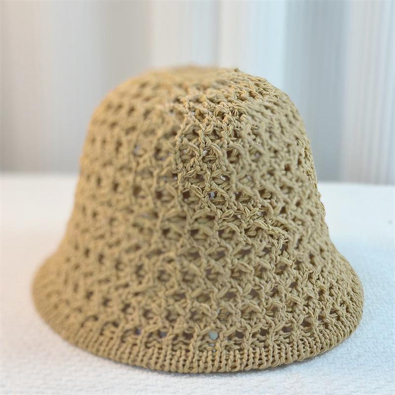 Chapeau seau creux d'été pour femmes, chapeau respirant, protection solaire, chapeau seau tendance, chapeau de voyage