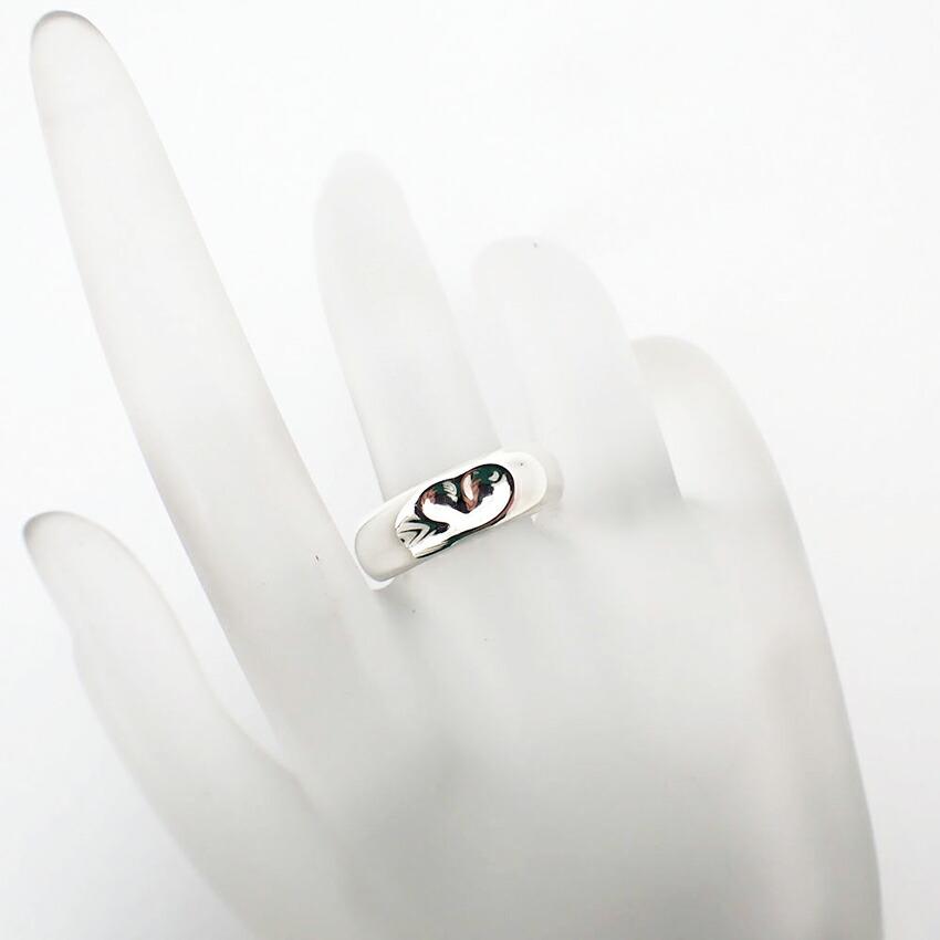 [Used] TIFFANY 925 Heart Ring / Size 13 / J44-8