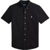 Polo SS22 Couleur Unie Bouton Logo Manches Courtes Polo Hommes Hauts Noir 710798291-003