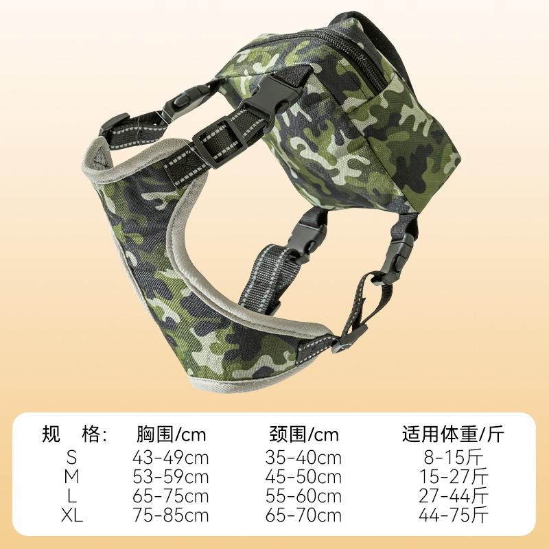 

Товары для питомцев Нагрудный ремень Тяга Золотистый ретривер Края Овчарка Большая собака Седельный тип Тяговый трос Средняя и большая собака Собака Само-рюкзак S (recommended weight 8-7.5 kg)