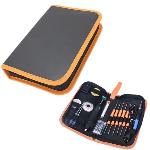 Sellerian Tool Bag, PVC Leather Gadget Pouch, Small Tool Bag, Work Tool Bag, Waterproof, 1 Bag, M/L, Portable, Multifunctional Tool Bag with Handle, M