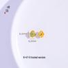 Vietnamese Gold Sand DIY Jewelry: Frosted Ring, Bracelet Buckle, Hand-Twist Accessories for Women