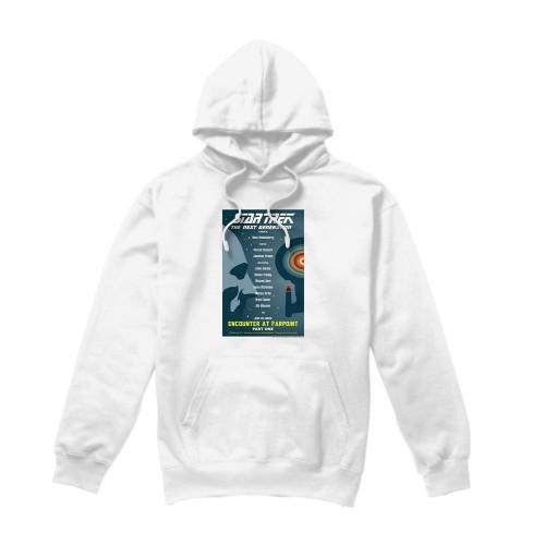 STAR TREK Mens The Next Generation Season 1 Episode 1 Hoodie