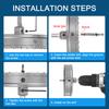 Uxcell 100mm Dia TCT Hole Saw Carbide Tip Core Drill Bit Cutter Tools Drilling for Stainless Steel Metal