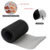 Gutter Net Plastic Gutter   Mesh, Leaf Protective Cover, 6mm Net Hole Size,   Size, 10 Clip Hooks,