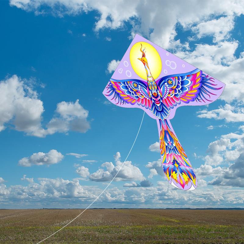 Weifang Drachen Neuer Langschwanz-Phönix-Drachen HD-Druck Leichter Flug Erwachsener