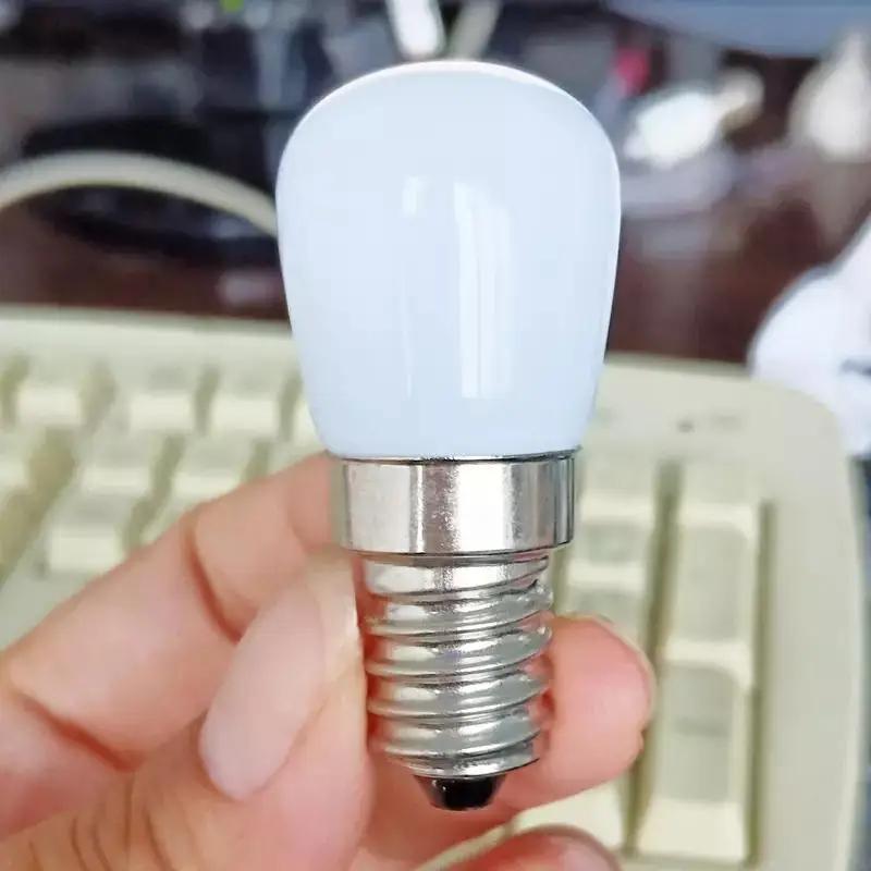 Mini E14 E12 Fridge Bulb 2W DC12V/24V LED Light Bulb Cool/Warm White Refrigerator Lamp for Home Microwave  Sewing Machine