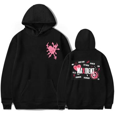 Mens Womens Hoodie Stray Kids Kpop Hoodies Streetwear Harajuku Casual Printed Hooded Pullover Sweatshirts