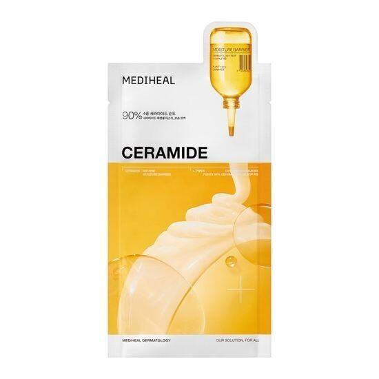 Mediheal Masque Essentiel 24mLx10pièces Collagène, Hyaluronate, PDRN Rose, Arbre à Thé, Vitamine C, Madécassoside, Céramide/ KBeauty