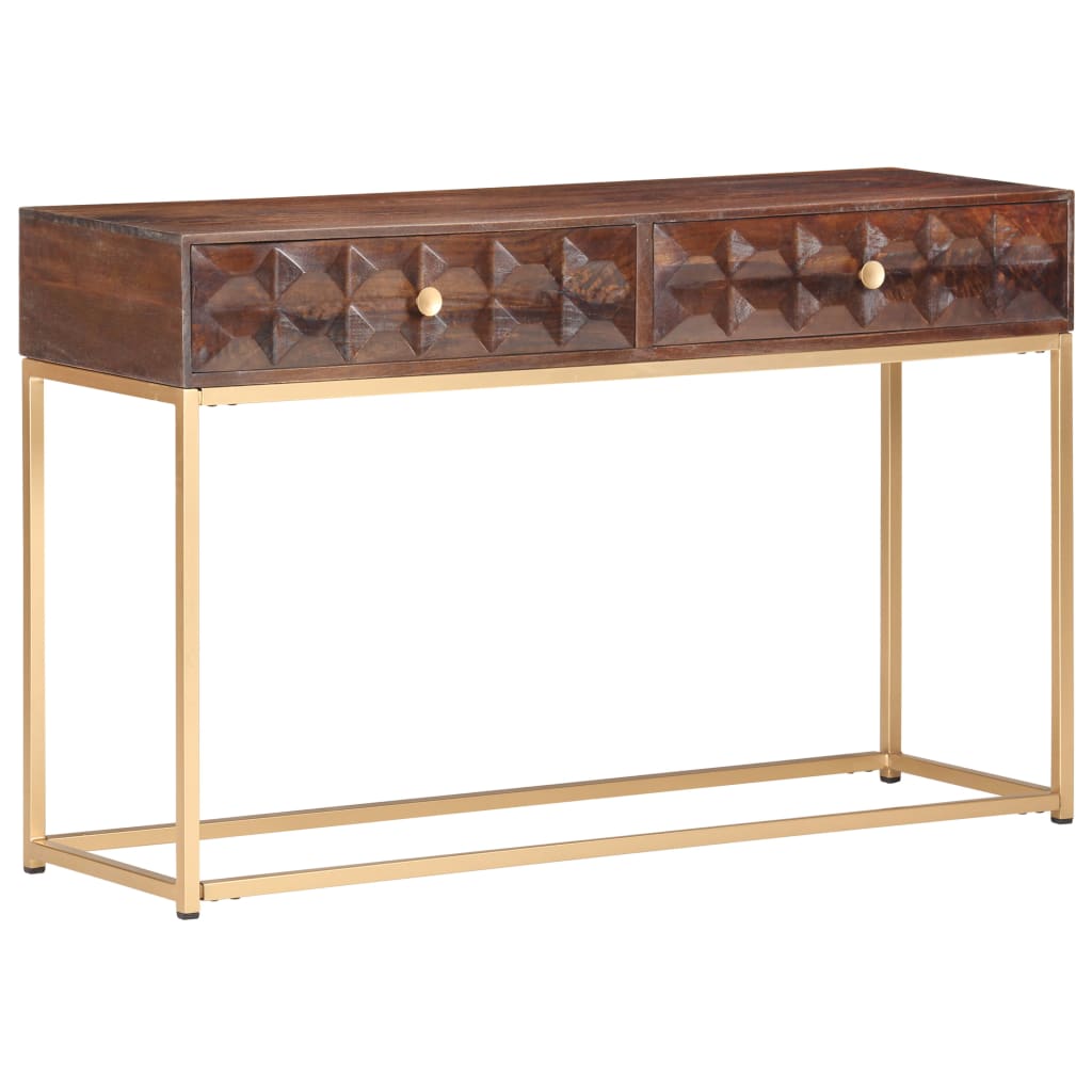 Console Table 122 x 36 x 75 cm Solid Mango Wood