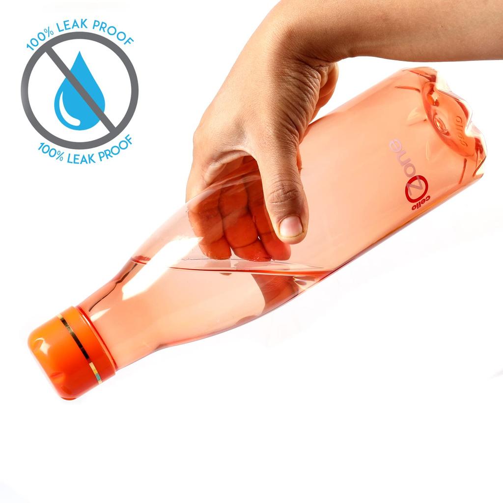 Unbreakable Plastic Water Bottle Set For Gym Travel Office Use With Leakproof Lid And Freezer Safe BPA-Free Material 1000ml Each Pack Of 3