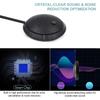 Classy-Conference USB Microphone,Omnidirectional Condenser PC Microphone With Mute Button LED Indicator,Plug&Play,For Game,Etc
