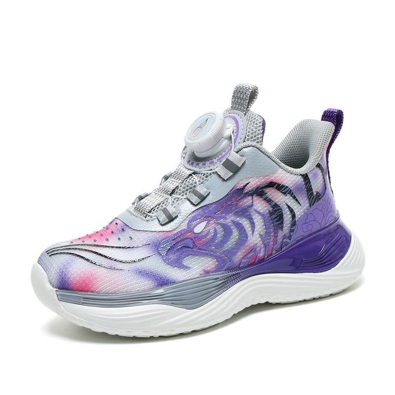Classmate 2025 Mesh Spring Boys Button Shoes Double Mesh Sneakers Girls Casual Shoes