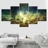 A Blight Grass Landscape 5 Piece Canvas Wallpapers Modern Poster Modular Art Painting for Living Room Home Decor