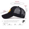 Damen Buchstabenprint Fischstickerei Hip-Hop Hüte Vier Jahreszeiten Außenbereich Verstellbar Lässig Baseballkappen Sonnenschutzmütze Trucker-Kappe Gorras Für Männer