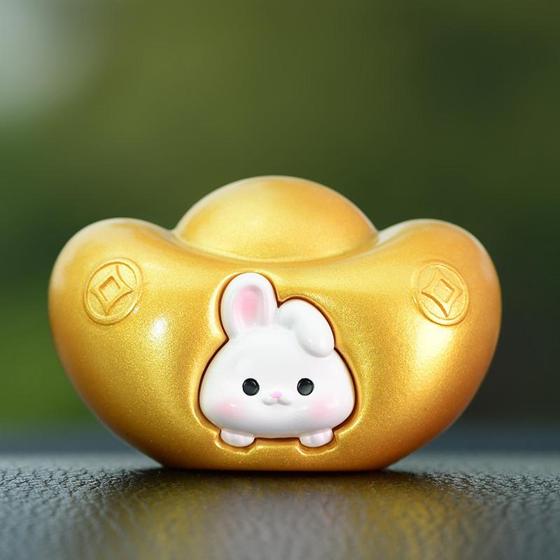 Zodiac Animal Resin Car Ornaments With Decorative Function For Chinese New Year Celebration