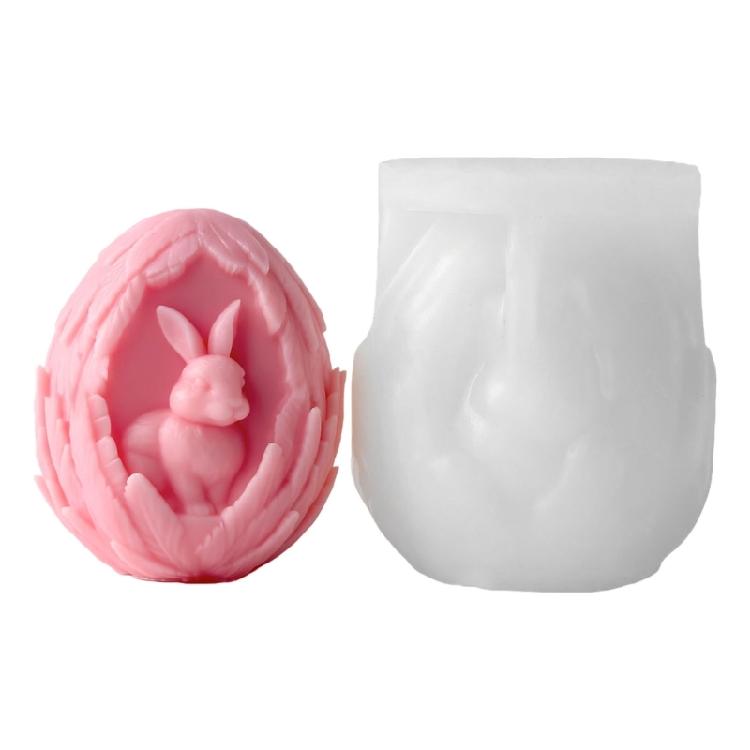 Silicone Rabbits Mould Nonstick Surfaces Easy Demolding For Candle Soap Making Holiday Projects