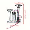 Dual electric air horn kit with compressor, 12V 24V 600DB super loud dual horn speakers for vehicle, car, truck, and boat