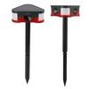 Solar Animal Repeller Alarm Long Range Sound Light Outdoor Infrared Sensor Alarm with Remote