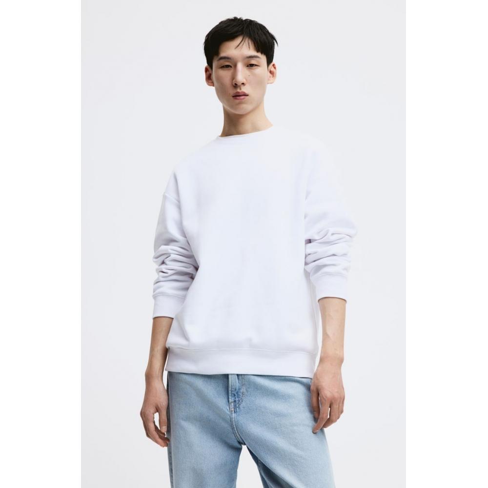 

H M Loose Fit sweatsHirt wHite XXL