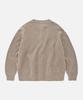 Frizmworks Heavy Wool Round Cardigan _ Oatmeal