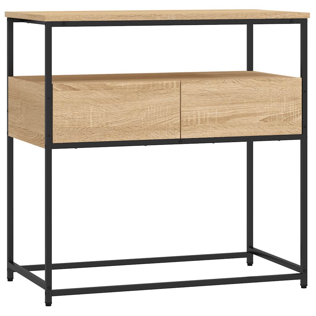 Console Table Sonoma Oak 75 x 40 x 75 cm Particle Board