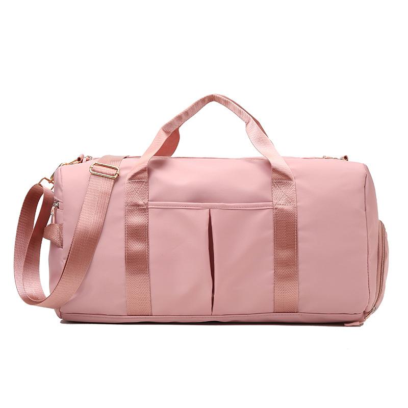 Fitness Bag Dry Wet Separation Training Sports Bag Lulu Same Style Hand Luggage Bag Short Travel Bag Swimming Bag