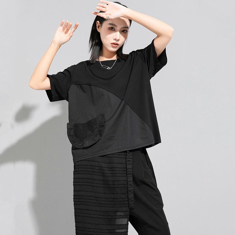 Short Sleeve Oversized Vintage Casual Loose Summer T Shirt Tops Women T-shirt
