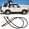 Cargo Door Release Cable Replacement Part BYC500070, 2 Piece Repair Set with Metal End Hardware for Rear Opening Service and Maintenance Tasks