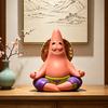 Car Ornaments Funny Star Style Yoga Meditation Figure Cartoon Stress Relief Gift Cute Healing Desktop Decompression Toy for Car Home Office Decor