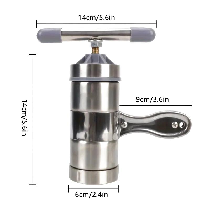 Edelstahl Spaghetti Presse Nudelmaschine Manuelle Nudelmaschine Fruchtsaftpresse Mit 2 Oder 5 Pressformen