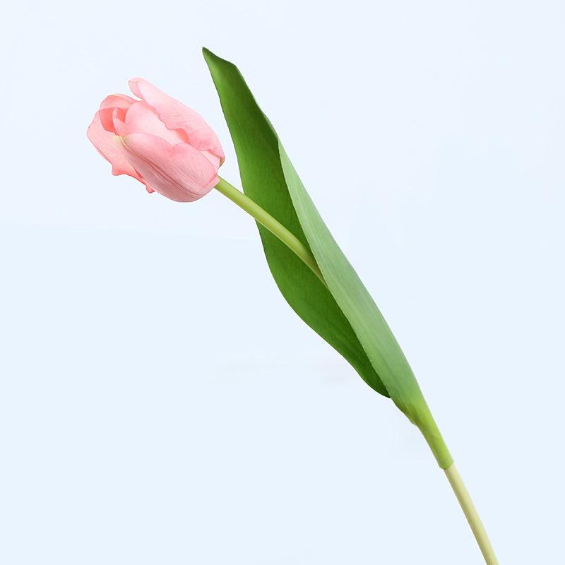 3Pcs Simulation Multicolor Home Decor 13.78 Inch Tulips for Outdoor Courtyard Patio Garden Decoration