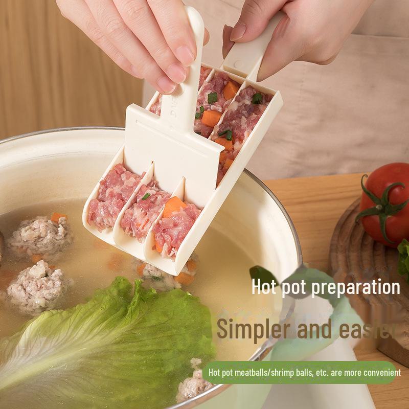 3-in-1/4-in-1 Meatball & Fish Ball Maker: Kitchen Tool for Making Fried Meatballs & Shrimp Slips At Home